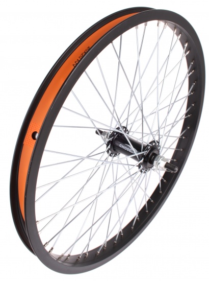 Voorwiel Freestyle 20 inch Aluminium 48G Zwart Voorwiel Freestyle 20 inch Aluminium 48G Zwart